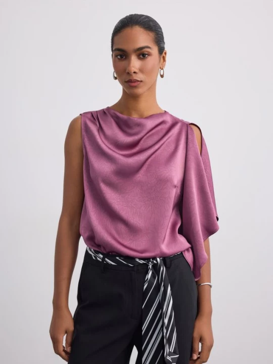 Foto del prodotto Mohito - Blusa monospalla - viola scuro