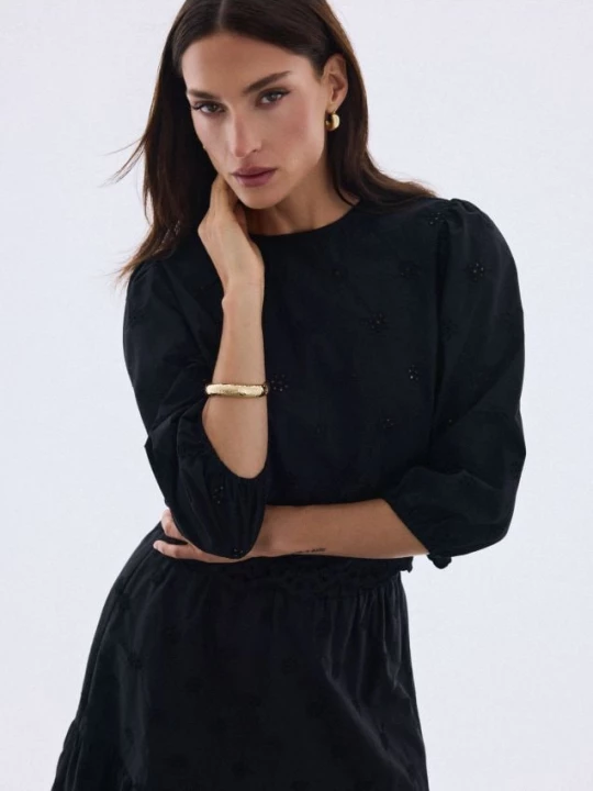 Foto del prodotto Mohito - Blusa ricamata - nero