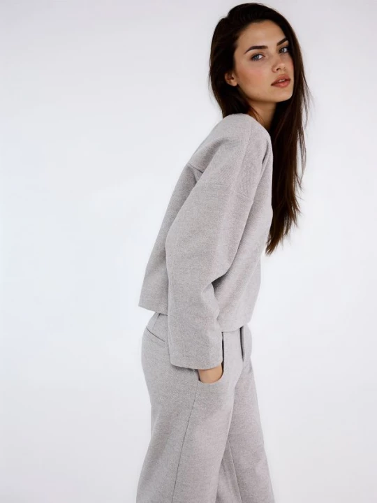 Foto del prodotto Mohito - Blusa scollo a barca - grigio chiaro