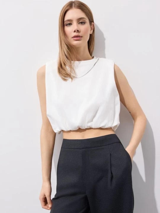Foto del prodotto Mohito - Blusa semplice senza maniche - bianco