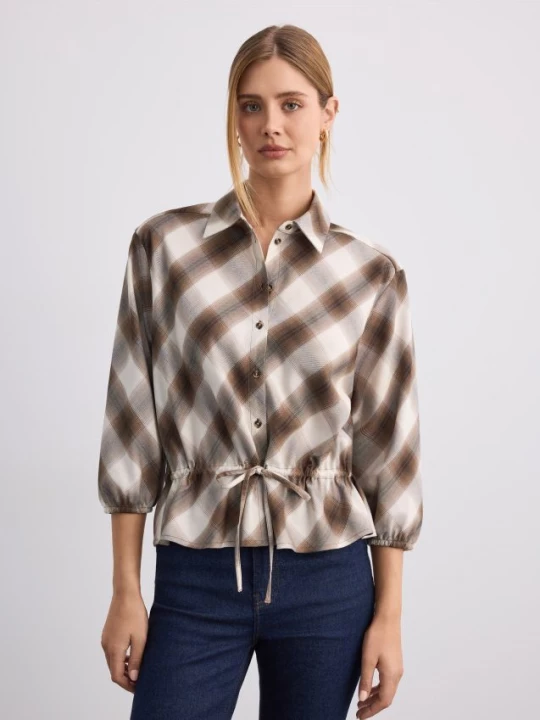 Foto del prodotto Mohito - Camicia a quadri - beige