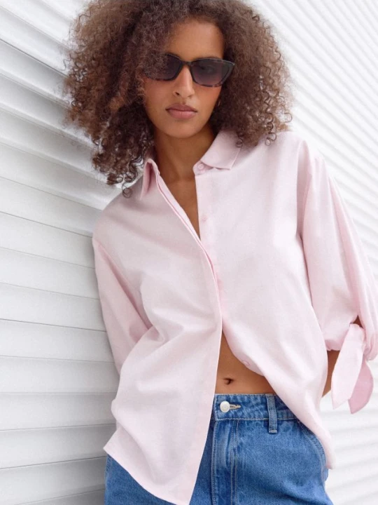 Foto del prodotto Mohito - Camicia con maniche a palloncino - rosa pastello