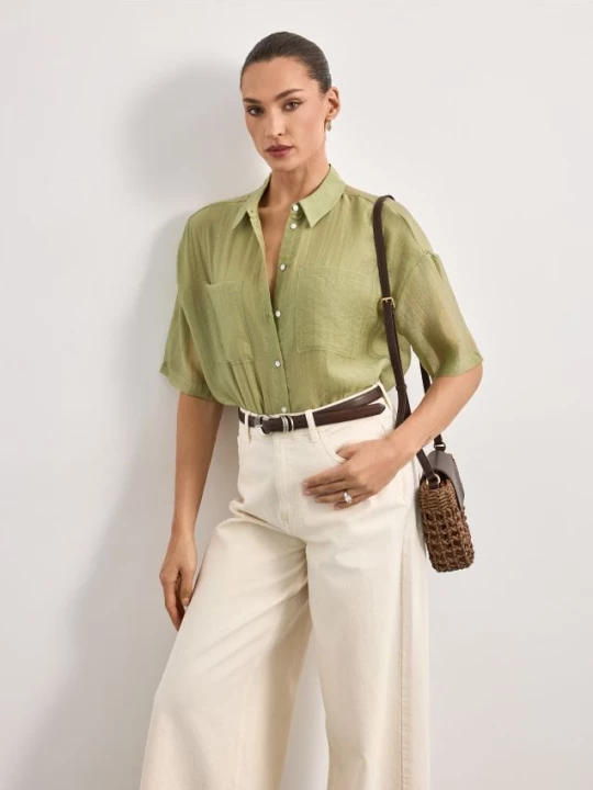 Foto del prodotto Mohito - Camicia con maniche corte - verde oliva chiaro