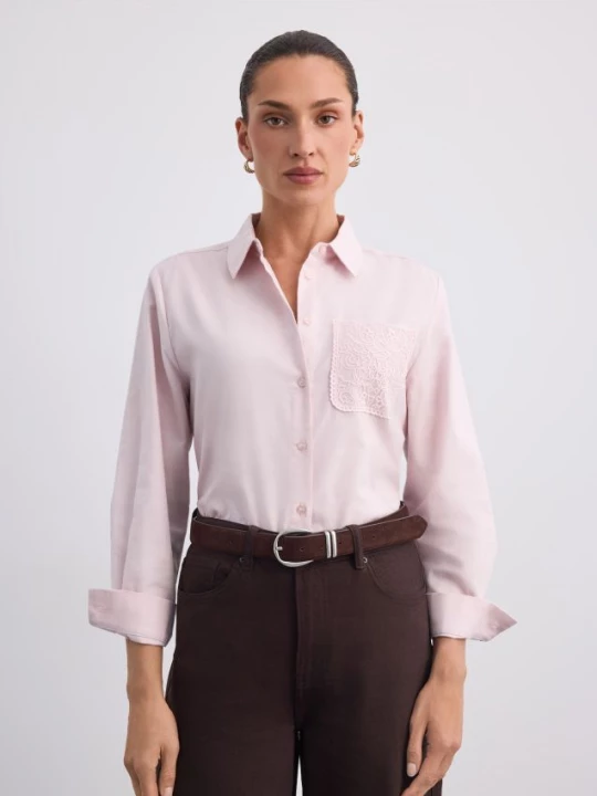 Foto del prodotto Mohito - Camicia con tasca - rosa pastello