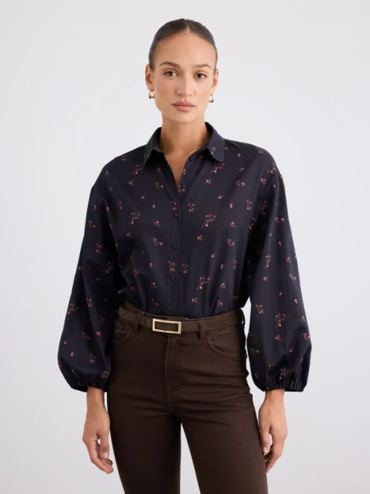 Foto del prodotto Mohito - Camicia floreale - nero