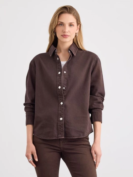 Foto del prodotto Mohito - Camicia in denim - marrone scuro