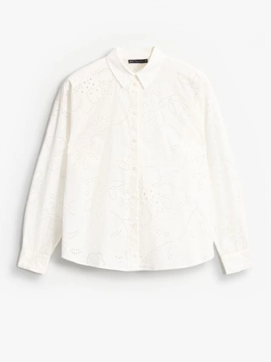 Foto del prodotto Mohito - Camicia in misto cotone - bianco