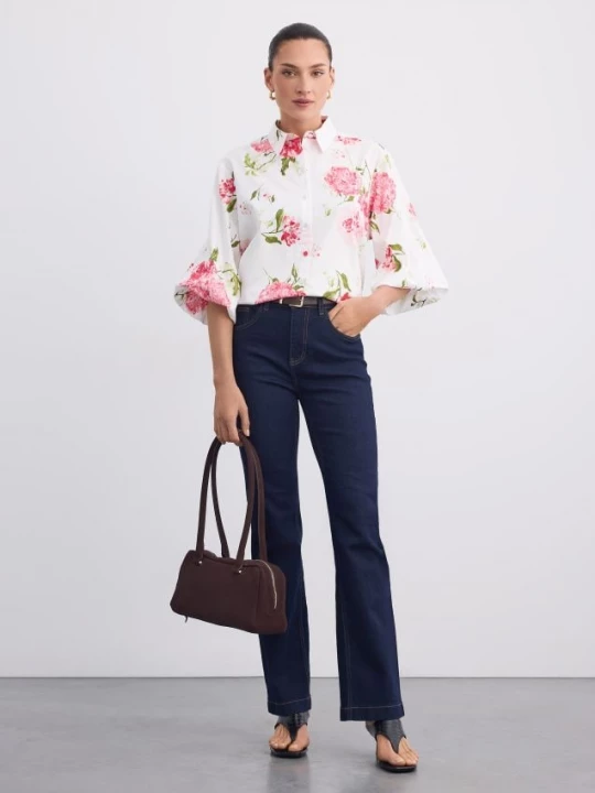 Foto del prodotto Mohito - Camicia in misto cotone - panna