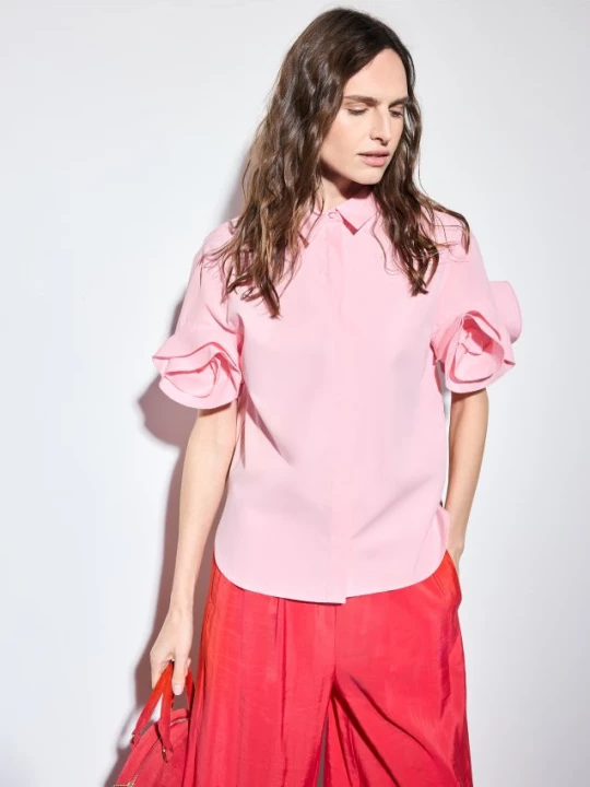 Foto del prodotto Mohito - Camicia in misto lyocell - rosa pastello