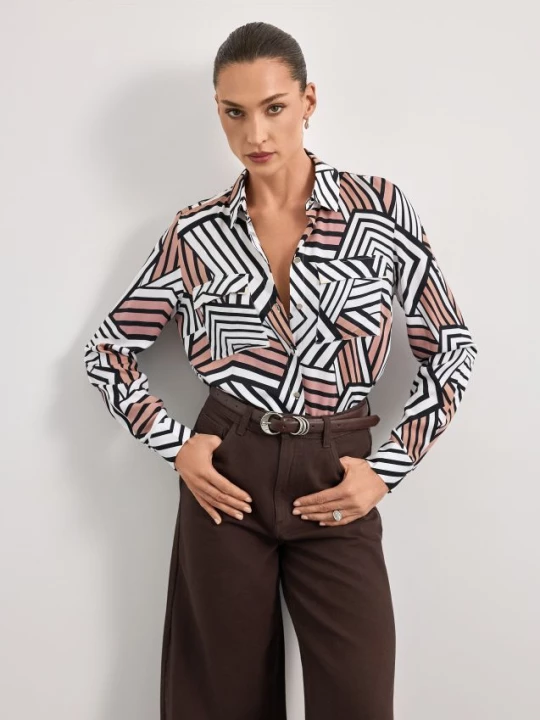 Foto del prodotto Mohito - Camicia in misto viscosa - nero
