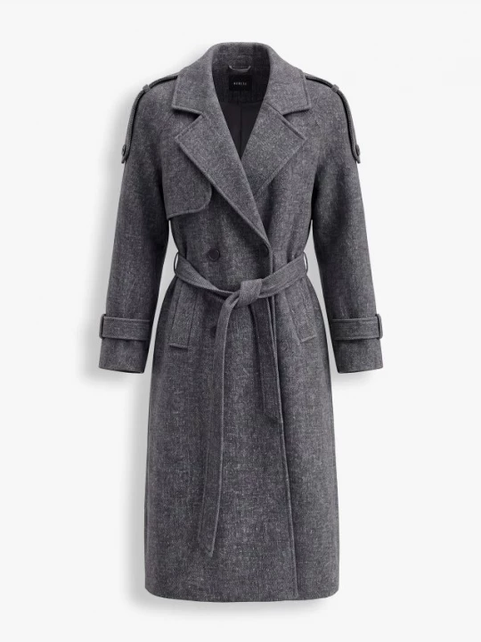 Foto del prodotto Mohito - Cappotto con cintura - grigio chiaro