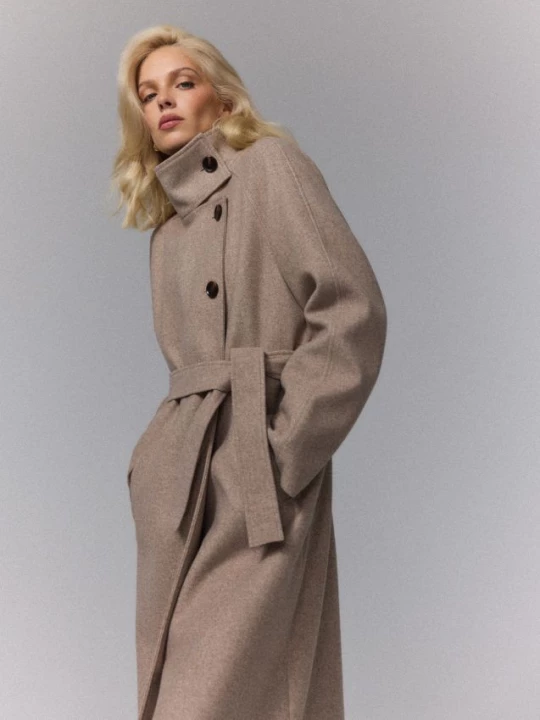 Foto del prodotto Mohito - Cappotto con cintura in vita - beige