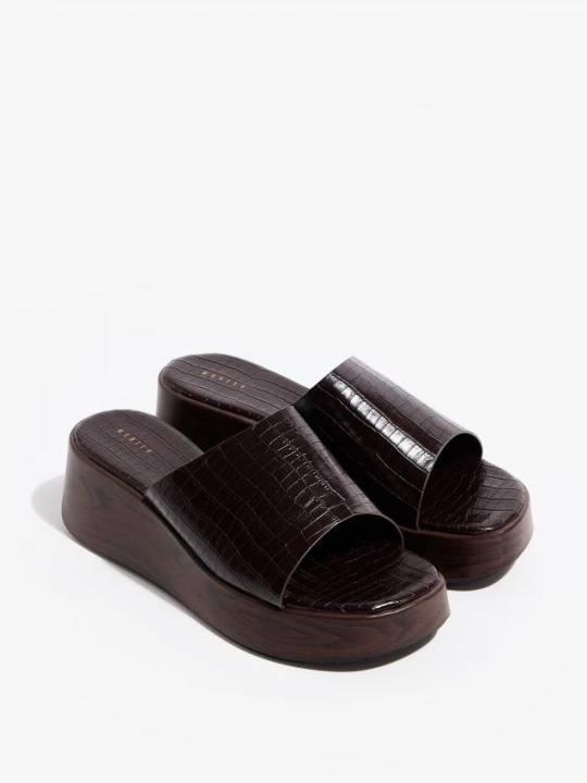 Foto del prodotto Mohito - Flatform sliders - marrone