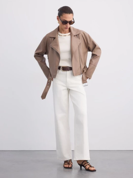 Foto del prodotto Mohito - Giacca biker - beige