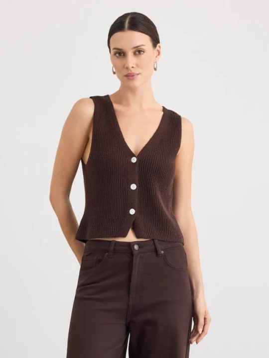 Foto del prodotto Mohito - Gilet - marrone scuro