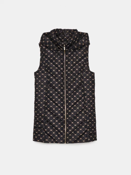 Foto del prodotto Mohito - Gilet trapuntato con cappuccio - nero