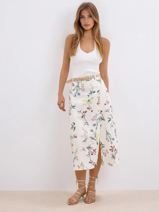 Foto del prodotto Mohito - Gonna con cintura intrecciata - beige