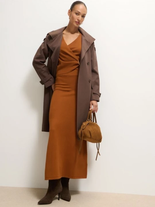 Foto del prodotto Mohito - Gonna midi in jersey - marrone dorato