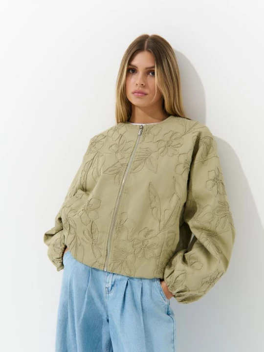 Foto del prodotto Mohito - Jacket with embroidery - verde oliva chiaro