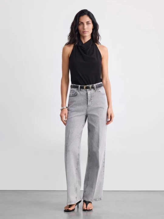 Foto del prodotto Mohito - Jeans a gamba ampia - grigio chiaro