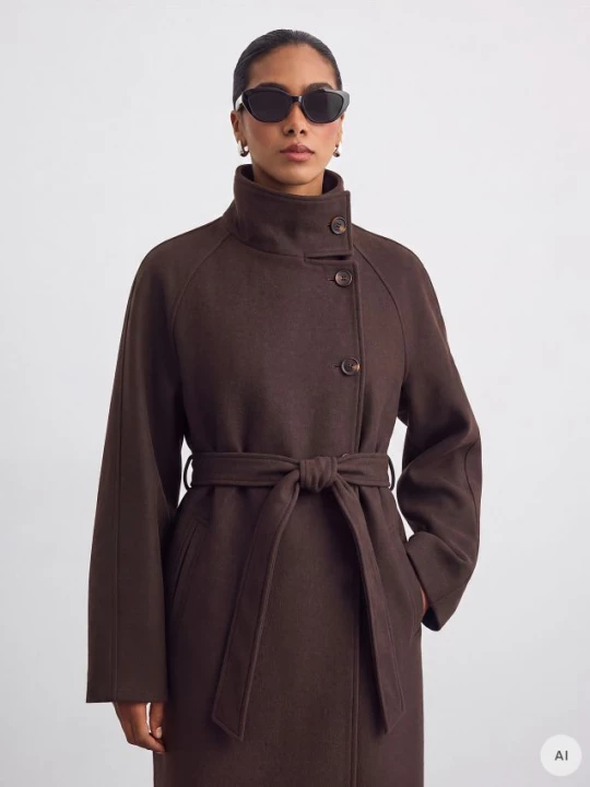 Foto del prodotto Mohito - LADIES` COAT - marrone polveroso