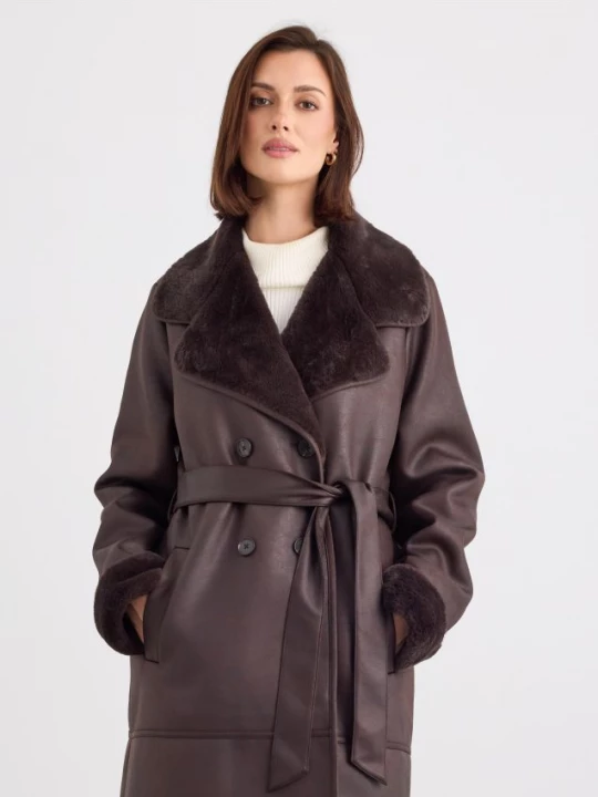 Foto del prodotto Mohito - LADIES` COAT - marrone scuro