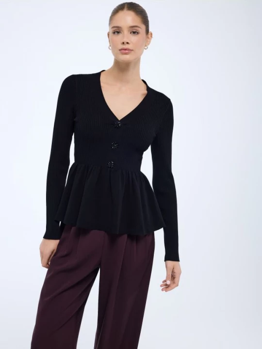 Foto del prodotto Mohito - Maglione a volant - nero