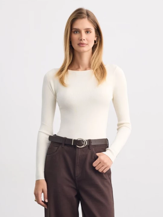 Foto del prodotto Mohito - Maglione aderente - panna