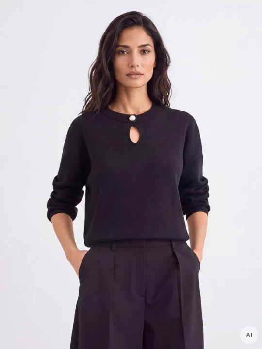 Foto del prodotto Mohito - Maglione con dettaglio intagliato - nero