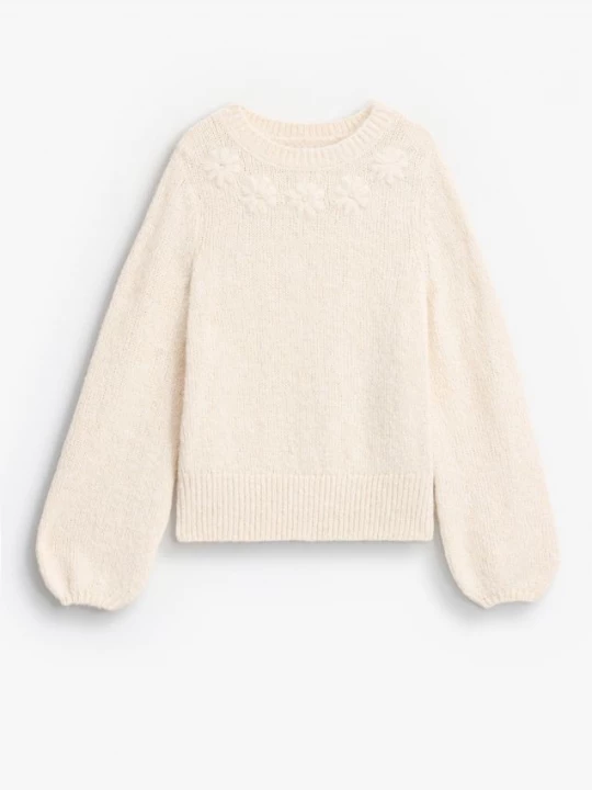 Foto del prodotto Mohito - MAGLIONE CON RICAMO DECORATIVO - panna