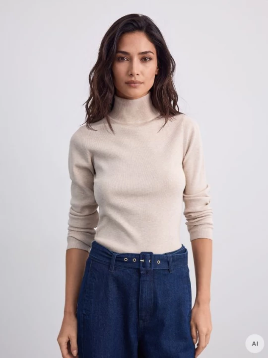 Foto del prodotto Mohito - Maglione con scollo a ciambella - nude