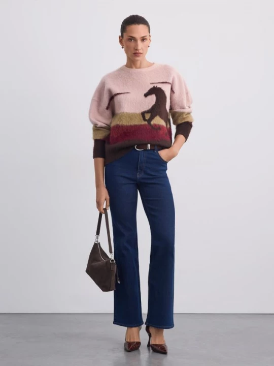 Foto del prodotto Mohito - Maglione in jersey fantasia - maroon