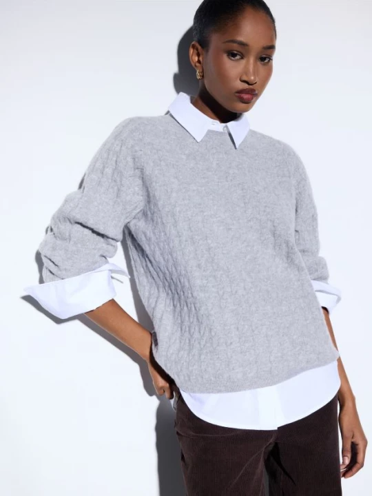 Foto del prodotto Mohito - Maglione misto lana - grigio chiaro