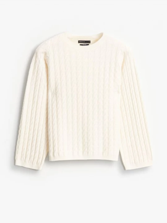Foto del prodotto Mohito - Maglione misto lana - panna