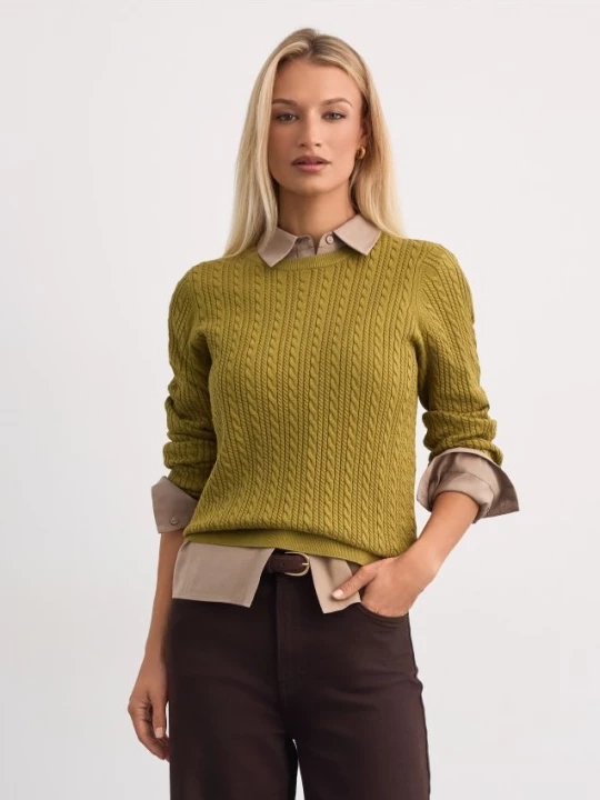 Foto del prodotto Mohito - Maglione morbido a collo alto - verde oliva chiaro