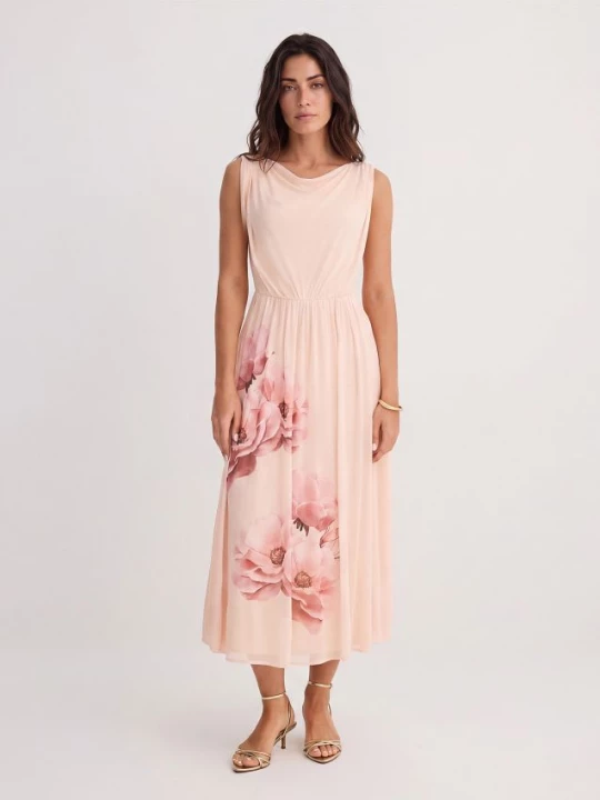 Foto del prodotto Mohito - Maxi abito a fiori - nude