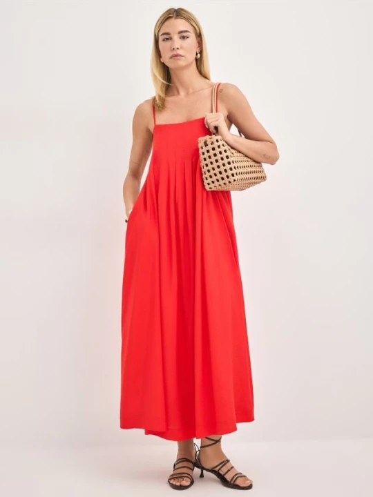 Foto del prodotto Mohito - Maxi abito con spalline - rosso