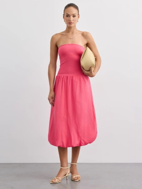 Foto del prodotto Mohito - Maxi abito in cotone - rosa shocking