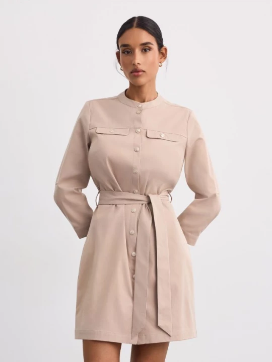 Foto del prodotto Mohito - Mini abito chemisier - beige