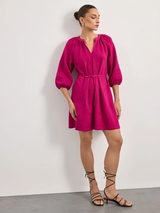 Foto del prodotto Mohito - Mini abito chemisier - fucsia