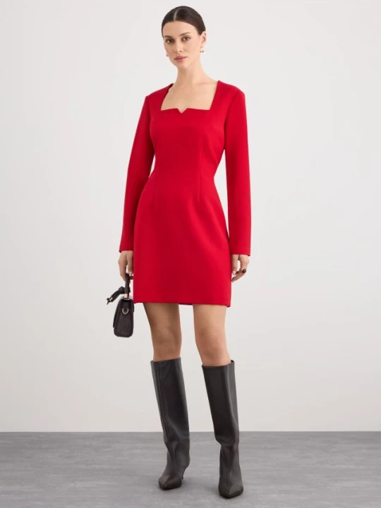 Foto del prodotto Mohito - Mini abito con scollo quadrato - rosso