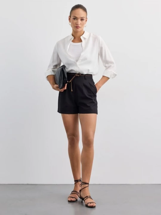 Foto del prodotto Mohito - Pantaloncini con cintura - nero