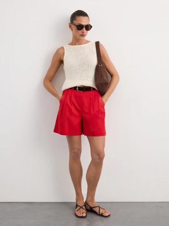 Foto del prodotto Mohito - Pantaloncini con cintura - rosso