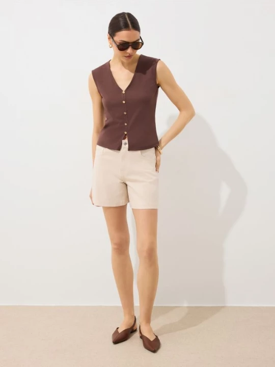 Foto del prodotto Mohito - Pantaloncini in denim - panna