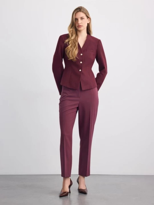 Foto del prodotto Mohito - Pantaloni a sigaretta - carminio