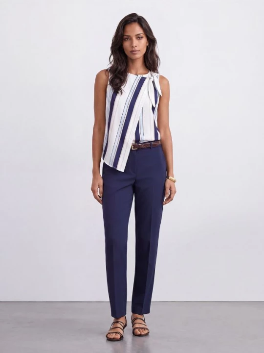 Foto del prodotto Mohito - Pantaloni a sigaretta con cintura - blu scuro