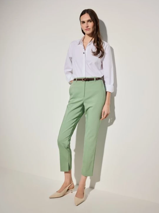 Foto del prodotto Mohito - Pantaloni a sigaretta con cintura - verde oliva chiaro
