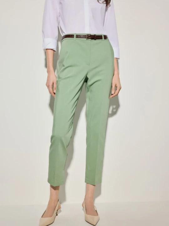 Foto del prodotto Mohito - Pantaloni a sigaretta con cintura - verde oliva chiaro