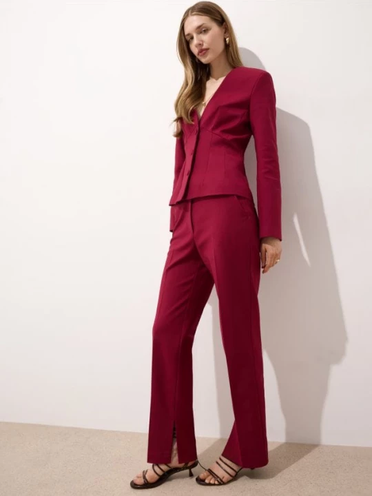 Foto del prodotto Mohito - Pantaloni a vita alta - maroon