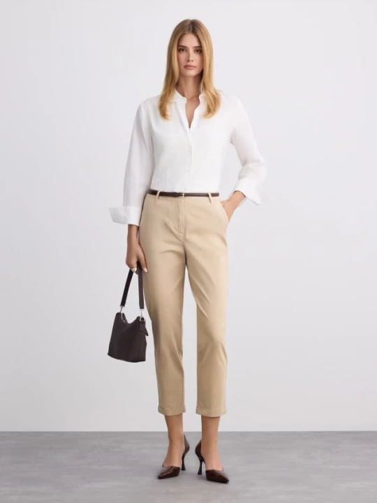 Foto del prodotto Mohito - Pantaloni chino slim fit con cintura - beige